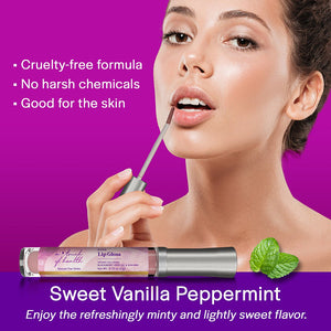 A Touch of Health - Moisturizing Plumping Lip Gloss - Clear-Rose