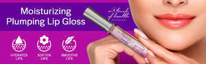A Touch of Health - Moisturizing Plumping Lip Gloss - Clear-Rose