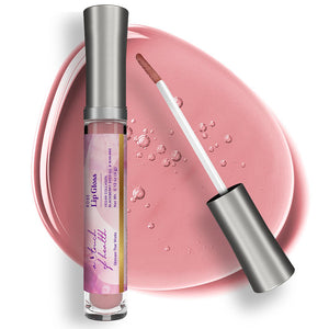 A Touch of Health - Moisturizing Plumping Lip Gloss - Clear-Rose