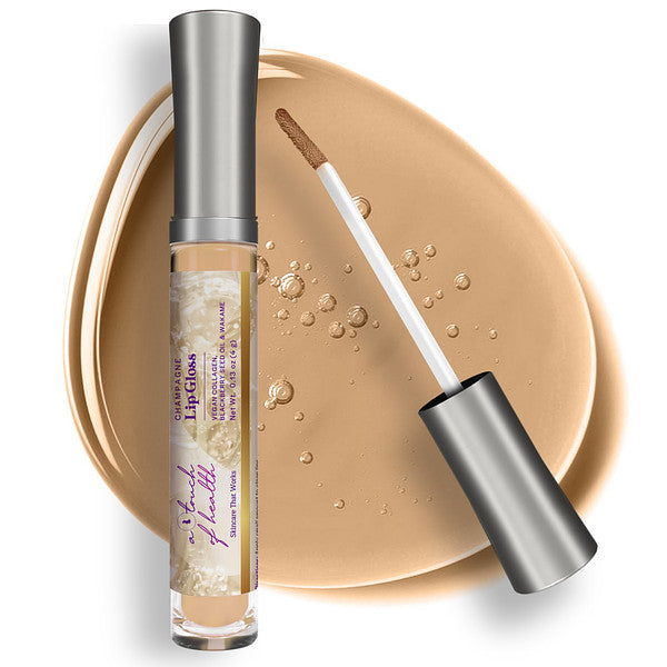 A Touch of Health - Moisturizing Plumping Lip Gloss - Champagne